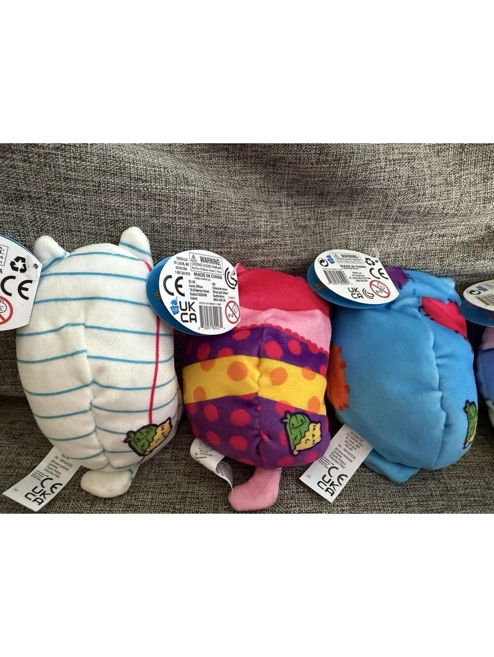 Cats vs Pickles Lot of 8 New With Tags 4” Bean Bag Plush